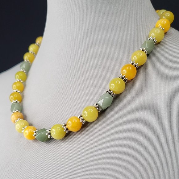 LEMON STONE  NECKLACE - Picture 5 of 7